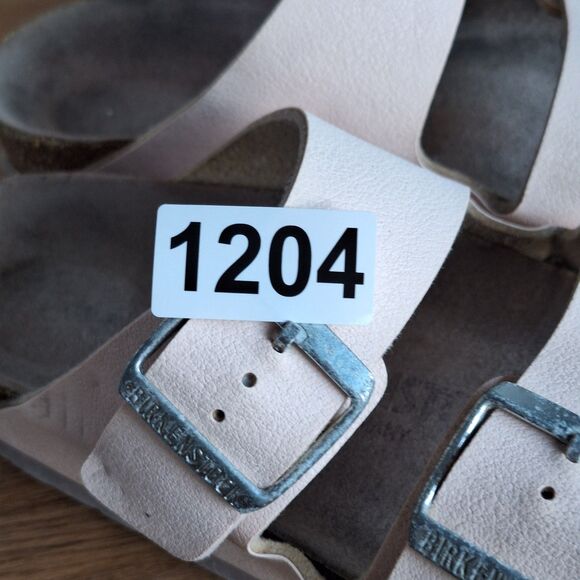 Arizona Birko-Flor in Color New Beige/Pink Clay | BIRKENSTOCK US Birkenstock Arizona Narrow Birko Flor Sandals 37 Women’s 6 6.5 Rose Light Pink